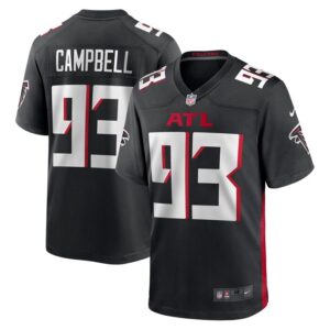 Calais Campbell Atlanta Falcons Nike Game Player Jersey - Black- 49Native