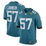 Caleb Johnson Jacksonville Jaguars Nike Game Player Jersey - Teal- 49Native
