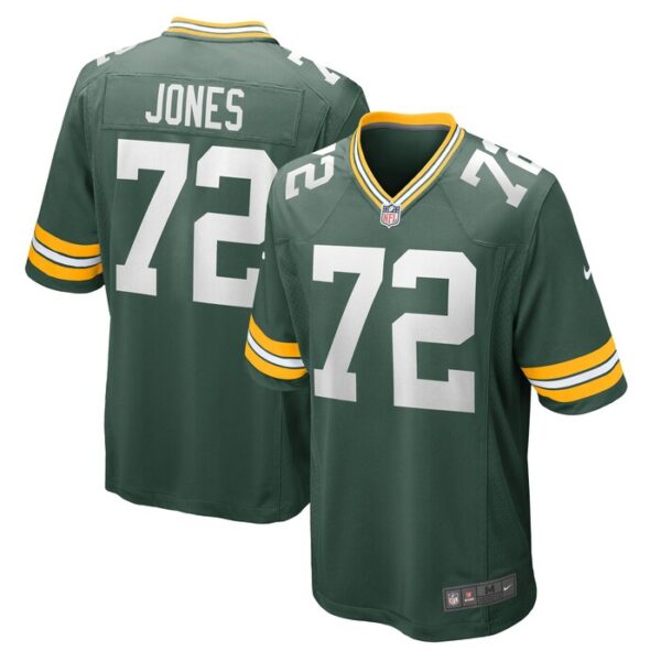 Caleb Jones Green Bay Packers Nike Game Player Jersey - Green- 49Native