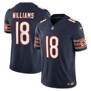 Caleb Williams Chicago Bears Nike Vapor F.U.S.E. Limited Jersey - Navy- 49Native