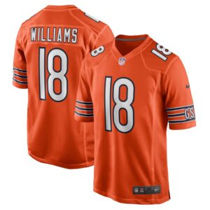 Caleb Williams Chicago Bears Nike Alternate 2024 NFL Draft First Round Pick Player Game Jersey - Orange- 49Native