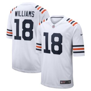 Caleb Williams Chicago Bears Nike 2024 NFL Draft 2nd Alternate Game Player Jersey - White- 49Native