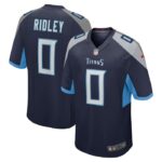 Calvin Ridley Tennessee Titans Nike Game Player Jersey - Navy- 49Native
