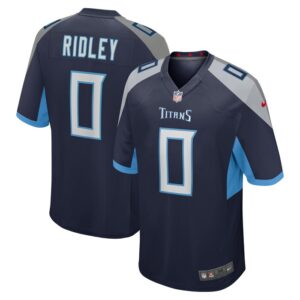 Calvin Ridley Tennessee Titans Nike Game Player Jersey - Navy- 49Native