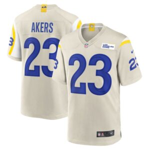 Cam Akers Los Angeles Rams Nike Game Jersey - Bone- 49Native