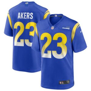 Cam Akers Los Angeles Rams Nike Game Player Jersey - Royal- 49Native