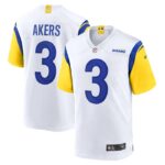 Cam Akers Los Angeles Rams Nike Game Jersey - White- 49Native