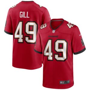 Cam Gill Tampa Bay Buccaneers Nike Game Jersey - Red- 49Native