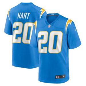 Cam Hart Los Angeles Chargers Nike Team Game Jersey -  Powder Blue- 49Native