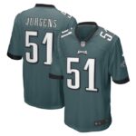 Cam Jurgens Philadelphia Eagles Nike Game Player Jersey - Midnight Green- 49Native