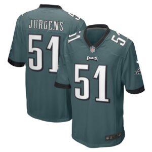Cam Jurgens Philadelphia Eagles Nike Game Player Jersey - Midnight Green- 49Native