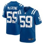 Cameron McGrone Indianapolis Colts Nike Team Game Jersey -  Royal- 49Native