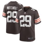 Cameron Mitchell Cleveland Browns Nike Team Game Jersey -  Brown- 49Native