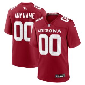 Arizona Cardinals Nike Custom Game Jersey - Cardinal- 49Native