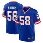 Carl Banks New York Giants Nike Classic Retired Player Game Jersey - Royal- 49Native