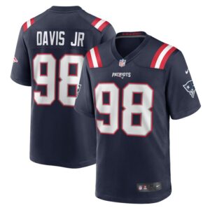 Carl Davis Jr. New England Patriots Nike Game Player Jersey - Navy- 49Native