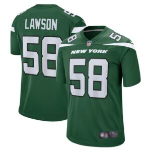Carl Lawson New York Jets Nike Game Jersey - Gotham Green- 49Native