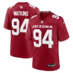 Carlos Watkins Arizona Cardinals Nike Game Player Jersey - Cardinal- 49Native