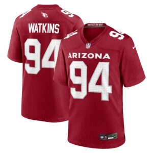 Carlos Watkins Arizona Cardinals Nike Game Player Jersey - Cardinal- 49Native