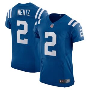 Carson Wentz Indianapolis Colts Nike Vapor Elite Player Jersey - Royal- 49Native