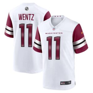 Carson Wentz Washington Commanders Nike Game Jersey - White- 49Native