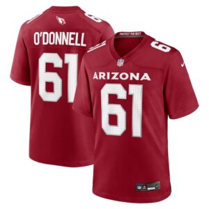 Carter O'Donnell Arizona Cardinals Nike Team Game Jersey -  Cardinal- 49Native