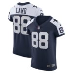 CeeDee Lamb Dallas Cowboys Nike Alternate Vapor Elite Jersey - Navy- 49Native
