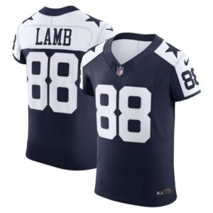 CeeDee Lamb Dallas Cowboys Nike Alternate Vapor F.U.S.E. Elite Jersey - Navy- 49Native
