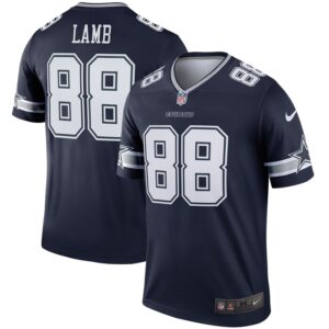 CeeDee Lamb Dallas Cowboys Nike Legend Jersey - Navy- 49Native