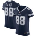CeeDee Lamb Dallas Cowboys Nike Vapor Elite Jersey - Navy- 49Native