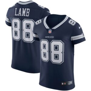 CeeDee Lamb Dallas Cowboys Nike Vapor Elite Jersey - Navy- 49Native