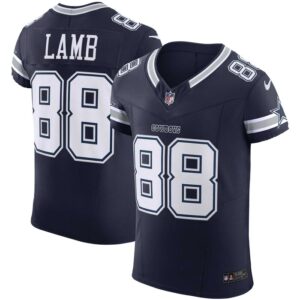 CeeDee Lamb Dallas Cowboys Nike Vapor F.U.S.E. Elite Jersey - Navy- 49Native