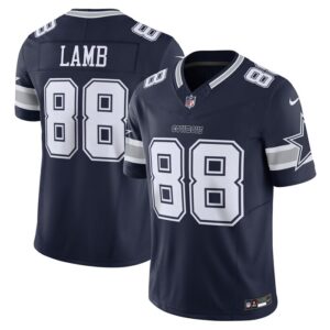CeeDee Lamb Dallas Cowboys Nike Vapor F.U.S.E. Limited Jersey - Navy- 49Native