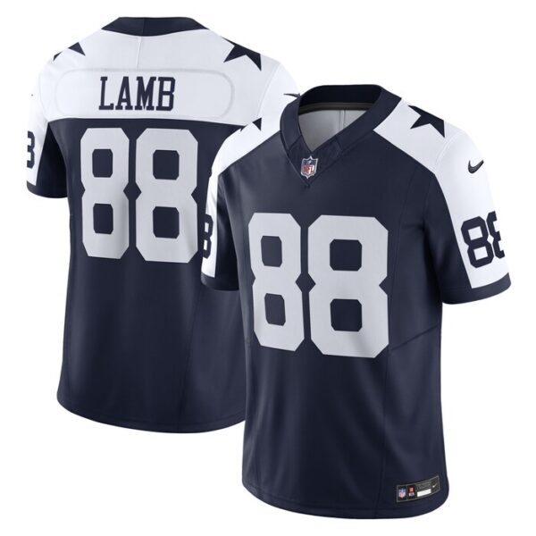 CeeDee Lamb Dallas Cowboys Nike Vapor F.U.S.E. Limited Jersey - Navy- 49Native