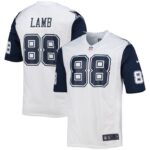 CeeDee Lamb Dallas Cowboys Nike Alternate Game Jersey - White- 49Native