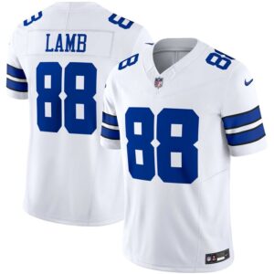 CeeDee Lamb Dallas Cowboys Nike Vapor F.U.S.E. Limited Jersey - White- 49Native