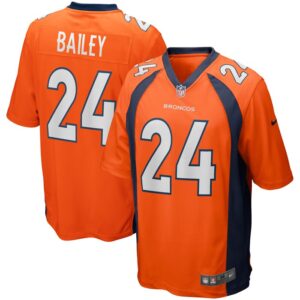 Champ Bailey Denver Broncos Nike Game Retired Player Jersey - Orange- 49Native