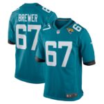 Chandler Brewer Jacksonville Jaguars Nike  Game Jersey -  Teal- 49Native