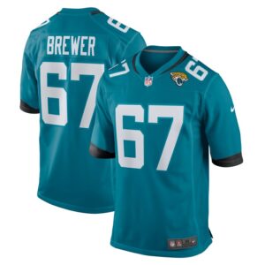 Chandler Brewer Jacksonville Jaguars Nike  Game Jersey -  Teal- 49Native