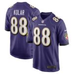 Charlie Kolar Baltimore Ravens Nike Player Game Jersey - Purple- 49Native