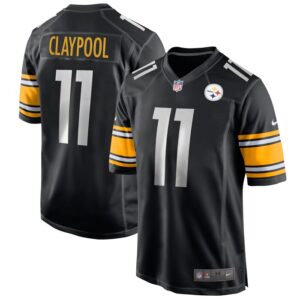 Chase Claypool Pittsburgh Steelers Nike Game Jersey - Black- 49Native