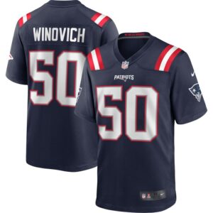 Chase Winovich New England Patriots Nike Game Player Jersey - Navy- 49Native