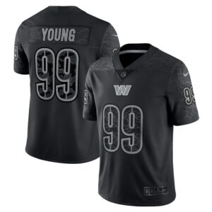 Chase Young Washington Commanders Nike RFLCTV Limited Jersey - Black- 49Native