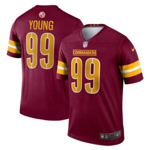 Chase Young Washington Commanders Nike Legend Jersey - Burgundy- 49Native