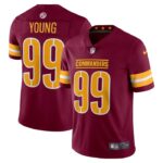 Chase Young Washington Commanders Nike Vapor Limited Jersey - Burgundy- 49Native