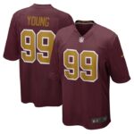 Chase Young Washington Football Team Nike Alternate Game Jersey - Burgundy- 49Native
