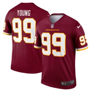 Chase Young Washington Football Team Nike Legend Jersey - Burgundy- 49Native