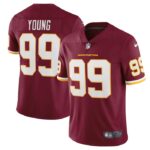 Chase Young Washington Football Team Nike Vapor Limited Jersey - Burgundy- 49Native