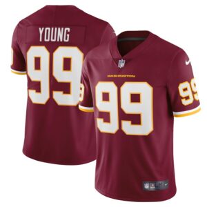 Chase Young Washington Football Team Nike Vapor Limited Jersey - Burgundy- 49Native