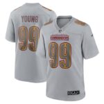 Chase Young Washington Commanders Nike Atmosphere Fashion Game Jersey - Gray- 49Native